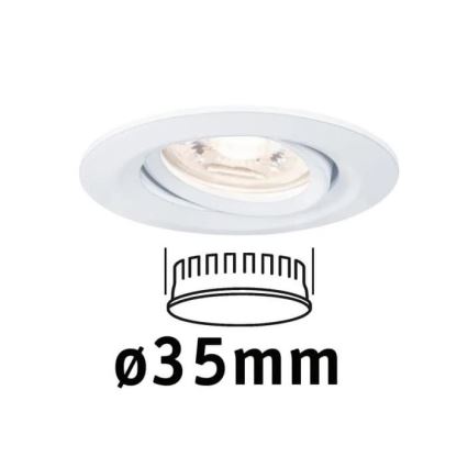 Paulmann 94292 - LED/4W IP23 Вбудований стельовий світильник для ванної COIN 230V