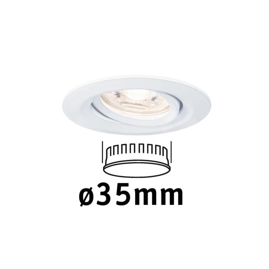 Paulmann 94292 - LED/4W IP23 Вбудований стельовий світильник для ванної COIN 230V