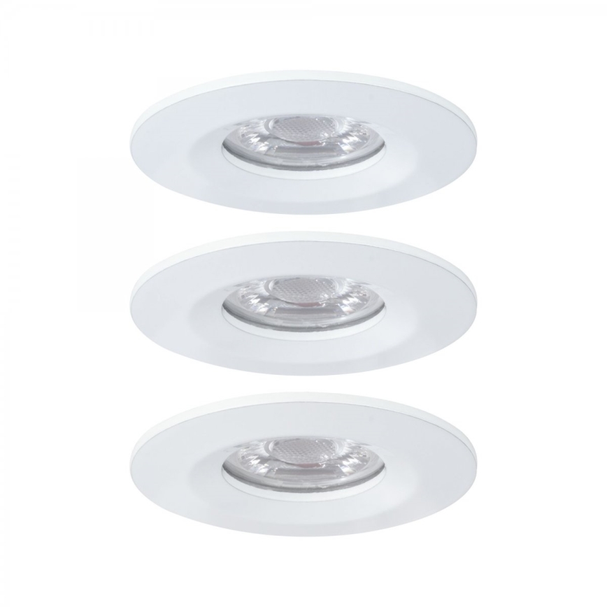 Paulmann 94299 - НАБОР 3xLED/4W IP44 Встроенный светильник для ванной комнаты NOVA 230V