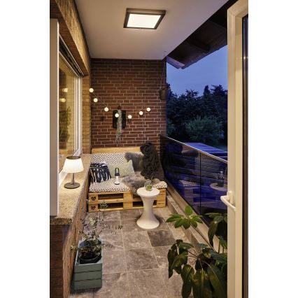 Paulmann 94309 - LED/0,8W IP44 Лампа на солнечной батарее с регулированием яркости LILLESOL 3,7V 2000 mAh