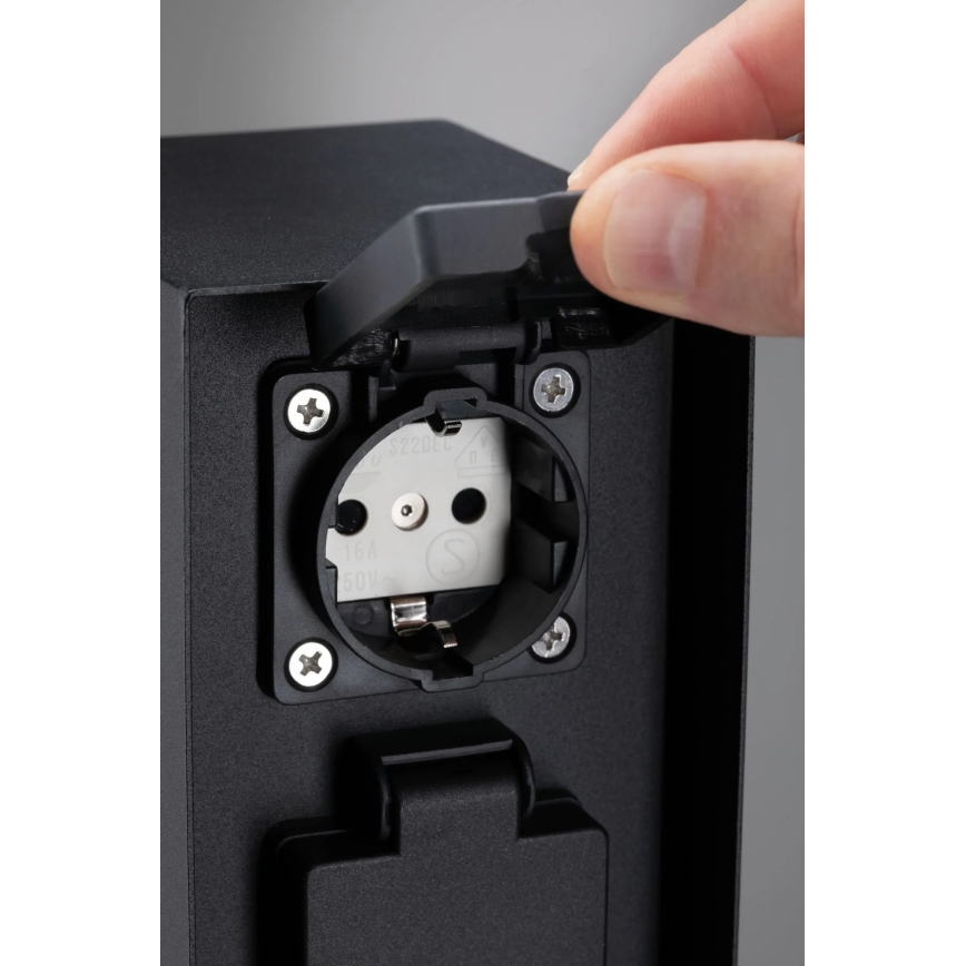 Paulmann 94313 - Уличная розеточная колонна RIO 4Z SCHUKO 230V IP44