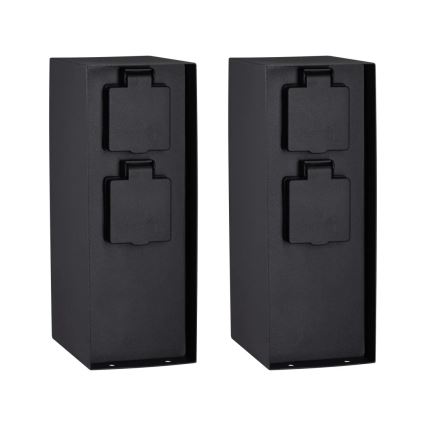 Paulmann 94313 - Зовнішній стовпчик з розетками RIO 4Z SCHUKO 230В IP44