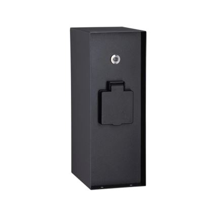 Paulmann 94315 -Вулична розеткова колона з датчиком освітленості RIO 3Z SCHUKO 230V IP44