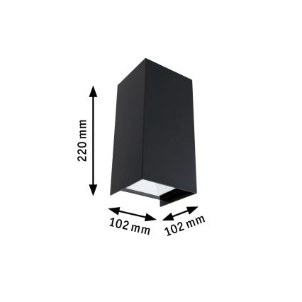 Paulmann 94325 - 2xLED/6,5W IP44 Зовнішній настінний світильник FLAME 230V