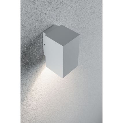 Paulmann 94329 - Уличный настенный светильник FLAME 230V LED/3,8W IP44 белый