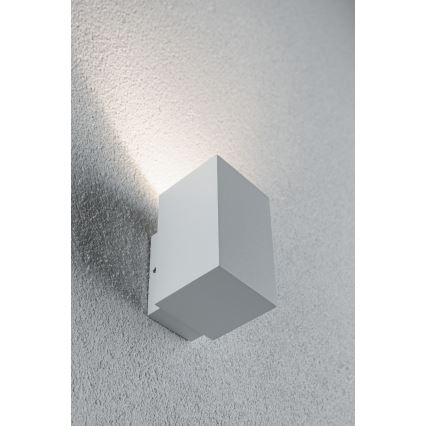 Paulmann 94329 - Уличный настенный светильник FLAME 230V LED/3,8W IP44 белый