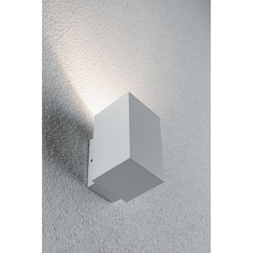 Paulmann 94329 - Уличный настенный светильник FLAME 230V LED/3,8W IP44 белый