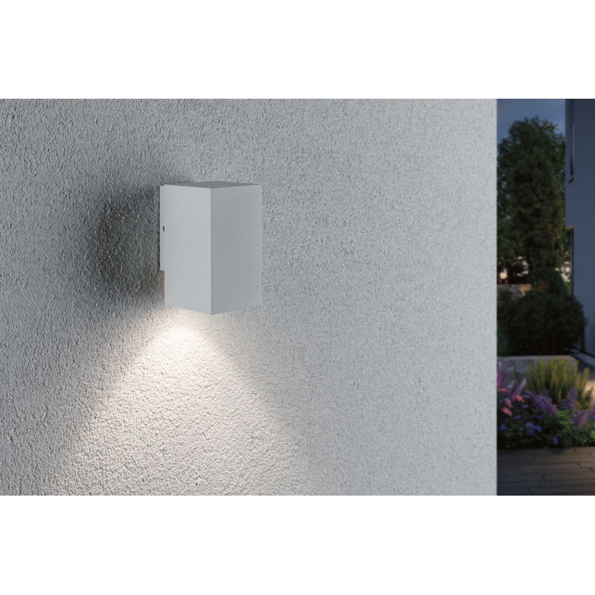 Paulmann 94329 - Уличный настенный светильник FLAME 230V LED/3,8W IP44 белый