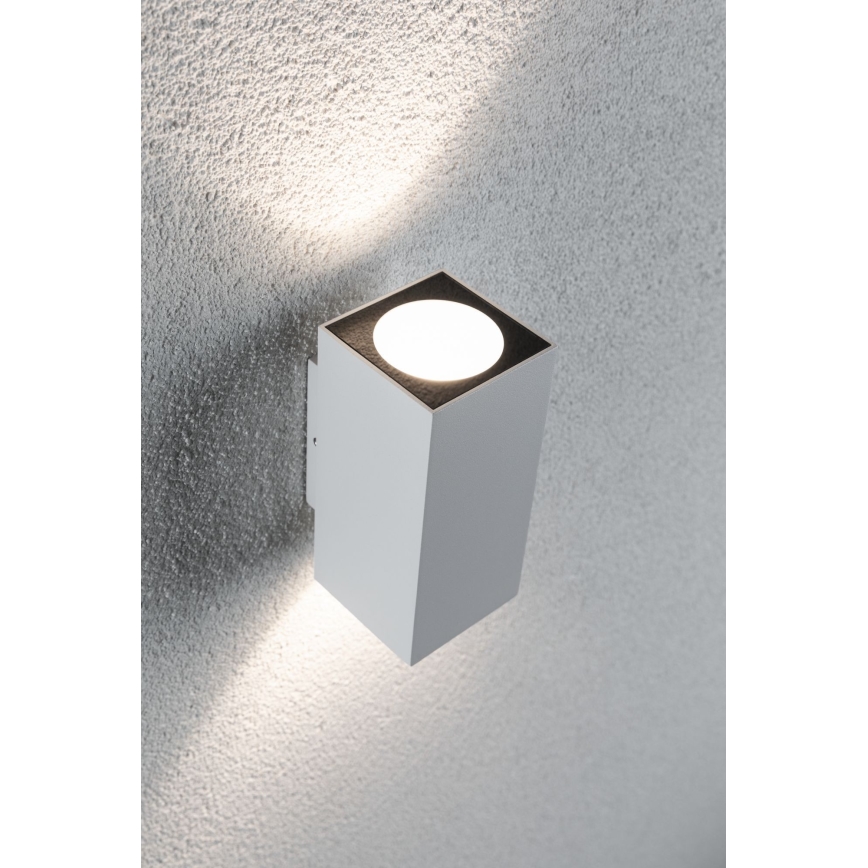 Paulmann 94330 - 2xLED/2,8W IP44 Вуличний настінний світильник FLAME 230V біла