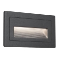 Paulmann 94383 - LED/4W IP44 Вуличний вбудований світильник LONG 230V