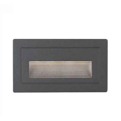 Paulmann 94383 - LED/4W IP44 Вуличний вбудований світильник LONG 230V