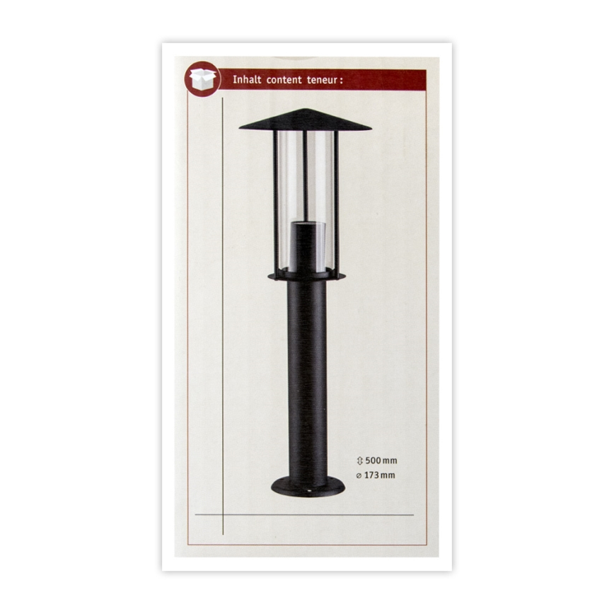 Paulmann 94397 - 1xE27/60W IP44 Уличная лампа CLASSIC 230V