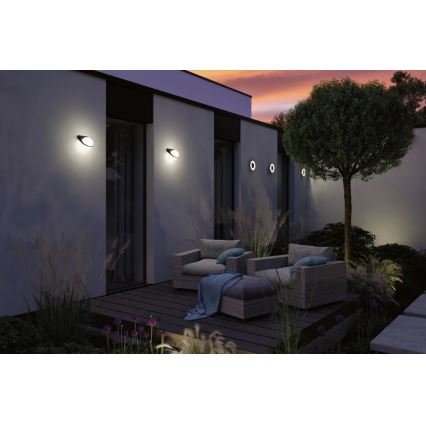 Paulmann 94401 - LED/10W IP44 Уличный настенный светильник SPHERE 230V