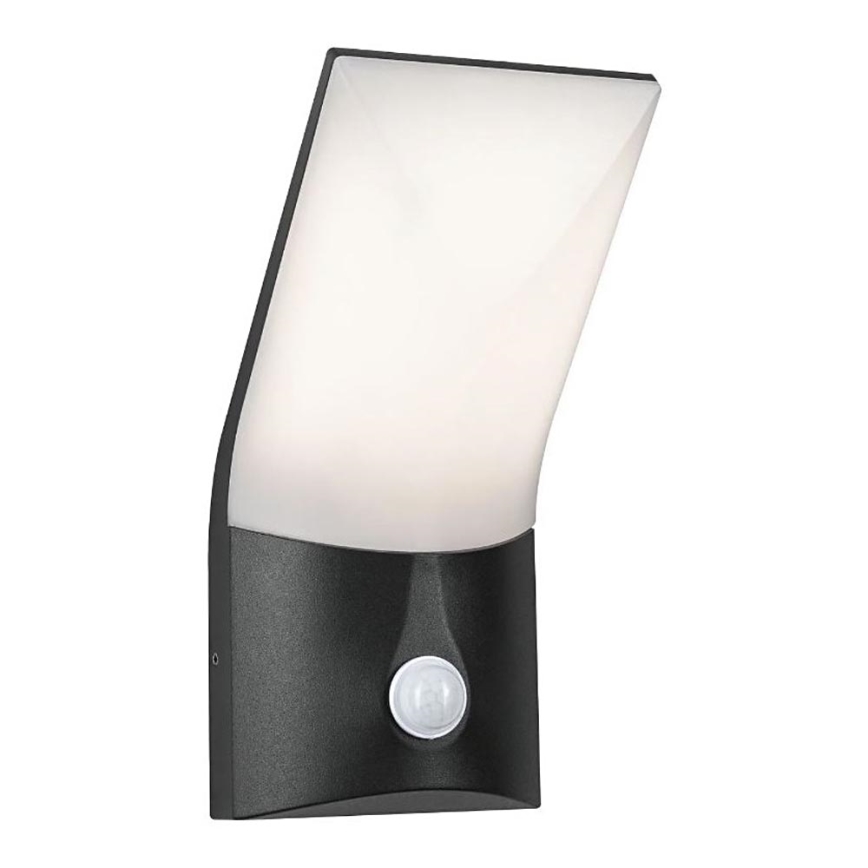 Paulmann 94402 - LED/10W IP44 Вуличний настінний світильник з датчиком ADYA 230V
