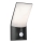 Paulmann 94402 - LED/10W IP44 Вуличний настінний світильник з датчиком ADYA 230V