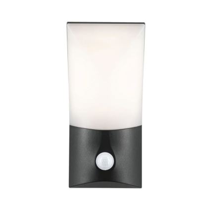 Paulmann 94402 - LED/10W IP44 Вуличний настінний світильник з датчиком ADYA 230V