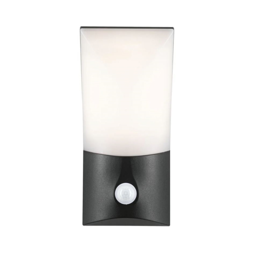 Paulmann 94402 - LED/10W IP44 Вуличний настінний світильник з датчиком ADYA 230V