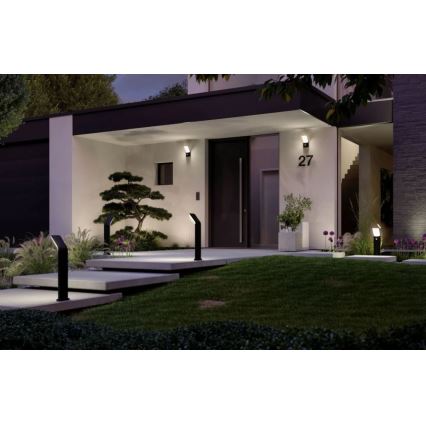 Paulmann 94403 - LED/10W IP44 Вулична лампа з датчиком ADYA 230V
