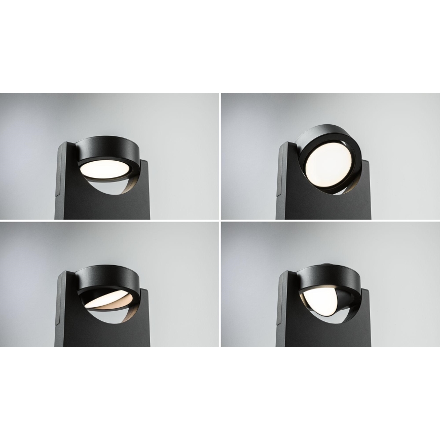 Paulmann 94406 - LED/8W IP44 Вуличний настінний світильник SWIVEA 230V