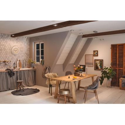 Paulmann 94420 - КОМПЛЕКТ 5xLED/4,5W Повна тросова система MAC 230V матовий хром