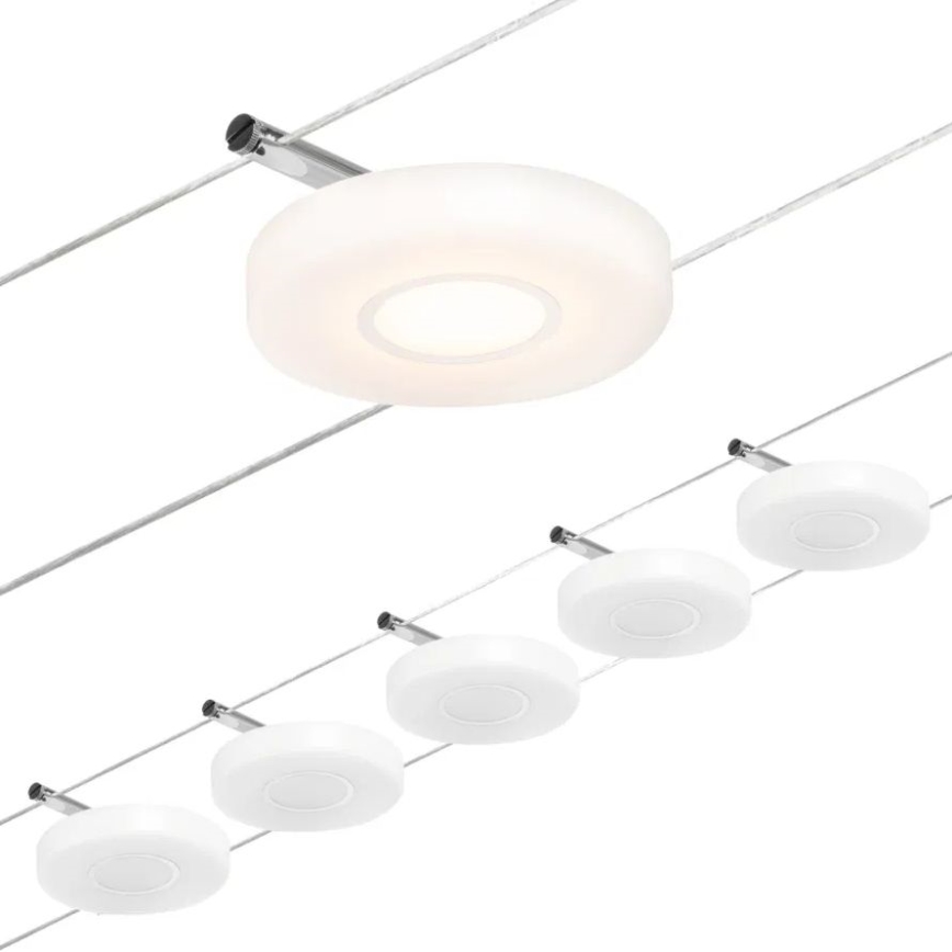 Paulmann 94426 - НАБІР 5xLED/4,5W Точковий світильник до мотузкової системи MAC 230V