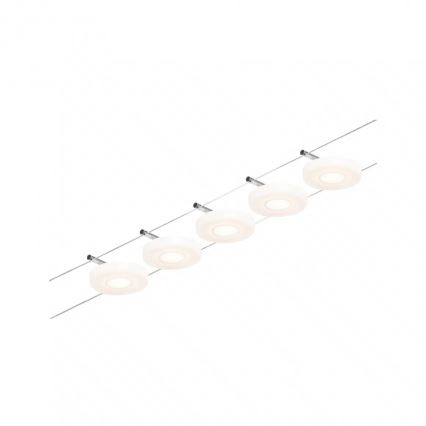 Paulmann 94426 - НАБІР 5xLED/4,5W Точковий світильник до мотузкової системи MAC 230V