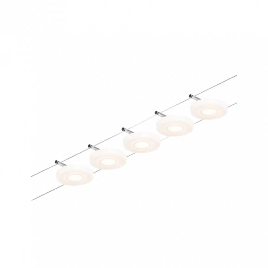 Paulmann 94426 - НАБІР 5xLED/4,5W Точковий світильник до мотузкової системи MAC 230V