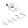 Paulmann 94432 - НАБОР 5xGU5,3/10W Точечный светильник для трековой системы MAC 230V белый