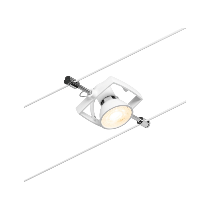 Paulmann 94432 - комплект 5×GU5.3/10 Вт, тросовая система MAC, 230 В, белый