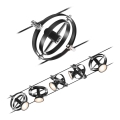 Paulmann 94440 - НАБОР 5xGU5,3/10W Точечный светильник для тросовой системы CARDAN 230В черный