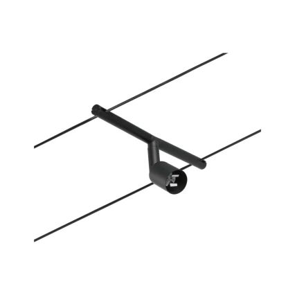 Paulmann 94446 - НАБОР 5xGU5,3/10W Точечный светильник для тросовой системы SALT 230V черный
