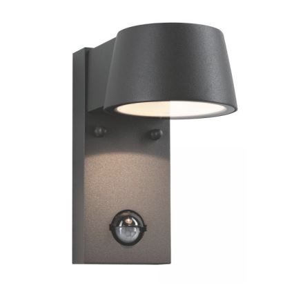Paulmann 94453 - LED/6W IP44 Вуличний настінний світильник з датчиком CAPEA 230V