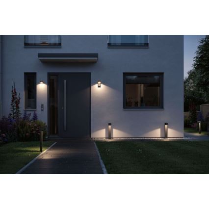 Paulmann 94453 - LED/6W IP44 Вуличний настінний світильник з датчиком CAPEA 230V