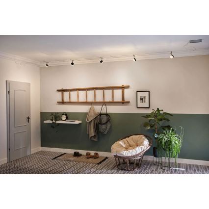 Paulmann 94457 - Комплект 5xLED/4W Полная тросовая система CLEAR 230V чёрный/полированный хром