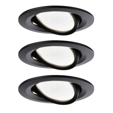 Paulmann 94471 - НАБІР 3xLED/6W IP23 Вбудований стельовий світильник для ванної NOVA 230V