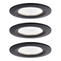 Paulmann 94473 - НАБОР 3xLED/6W IP44 Встроенный светильник для ванной комнаты NOVA 230V