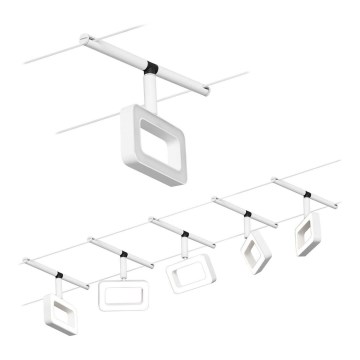 Paulmann 94483 - НАБІР 5xLED/4,8W Точковий світильник для трекової системи FRAME 230V білий