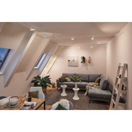 Paulmann 94483 - НАБОР 5xLED/4,8 Вт Точечный светильник для тросовой системы FRAME 230В белый