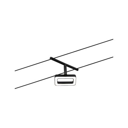 Paulmann 94485 - КОМПЛЕКТ 5xLED/4,8W Повна тросова система FRAME 230V чорна