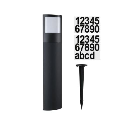 Paulmann 94515 - LED/8,5 Вт IP44 Диммируемый наружный светильник с датчиком движения и датчиком сумерек PADEA 230 В антрацит