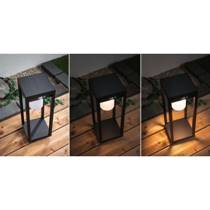 Paulmann 94573 - LED/5,5 Вт IP44 Сонячна лампа з датчиком MARISOL 3,7В 2000 мАг