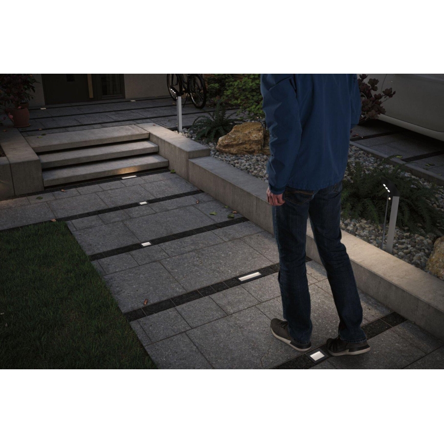 Paulmann 94578 - LED/0,1W IP67 Встроенный светильник на солнечной батарее DOMENIC 1,2V 1500 mAh