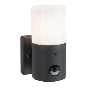 Paulmann 94648 - 1xE27/15W IP44 Уличный настенный светильник с датчиком TUBS 230V