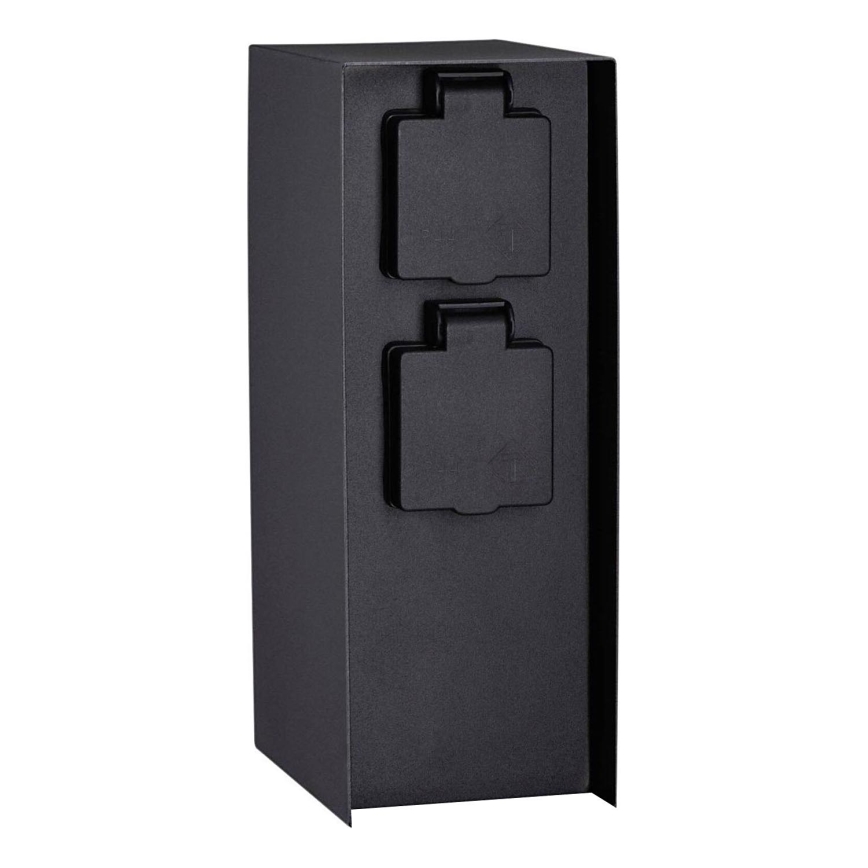 Paulmann 94657 - Вулична розеткова колона RIO 2Z SCHUKO 230V IP44