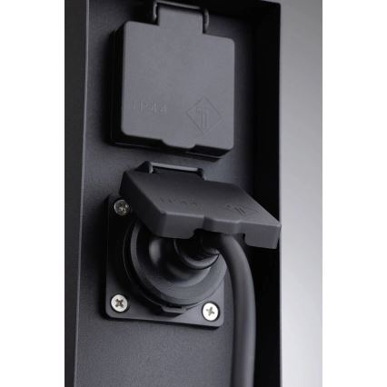 Paulmann 94657 - Вулична розеткова колона RIO 2Z SCHUKO 230V IP44