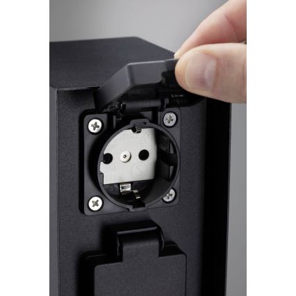 Paulmann 94657 - Вулична розеткова колона RIO 2Z SCHUKO 230V IP44