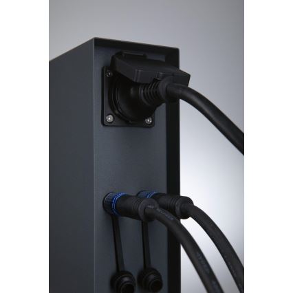Paulmann 94700 - Уличная розеточная колонна RIO 2Z SCHUKO 230V IP44