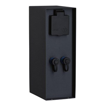 Paulmann 94700 - Зовнішній стовпчик з розетками RIO 2Z SCHUKO 230В IP44