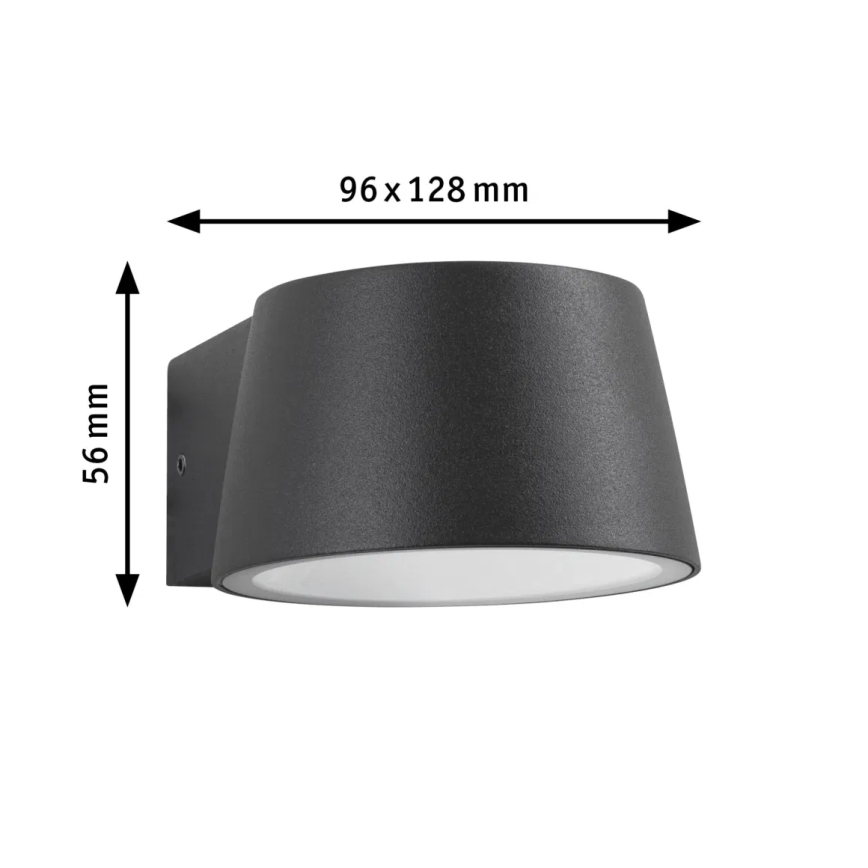 Paulmann 94713 - LED/6W IP44 Уличный настенный светильник CAPERA 230V
