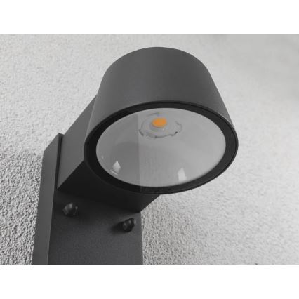 Paulmann 94714 - LED/6W IP44 Уличный настенный светильник с датчиком CAPERA 230V 2200/3000K
